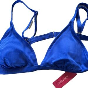 Xhilaration Blue Triangle Bikini Top - Size XL